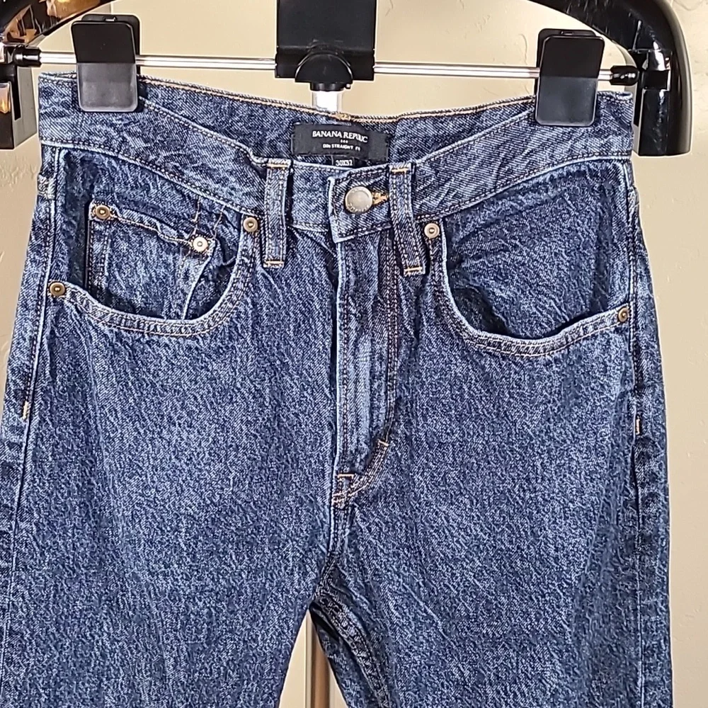 Banana‎ Republic Hemp Cotton 90s Straight Fit Mens Jeans 30x32(29x29)